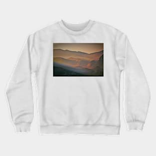 Greece. Hills of Delphi. Sunrise. Crewneck Sweatshirt